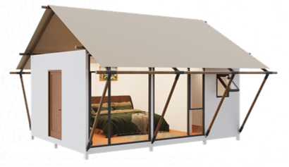 模块化组装新革命——预制构件如何缩短户外酒店帐篷施工周期？